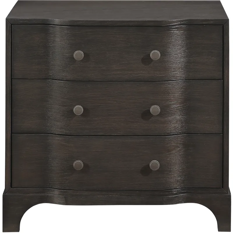Verona Brown Nightstand with USB