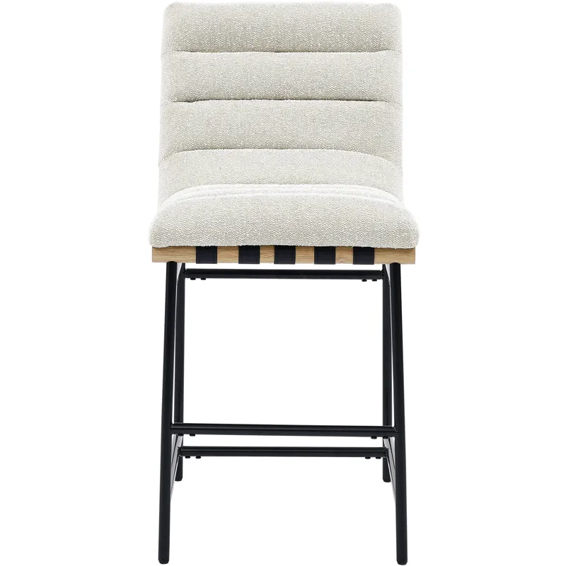 Nicco Beige Counter Stool, of 2 Dining Set