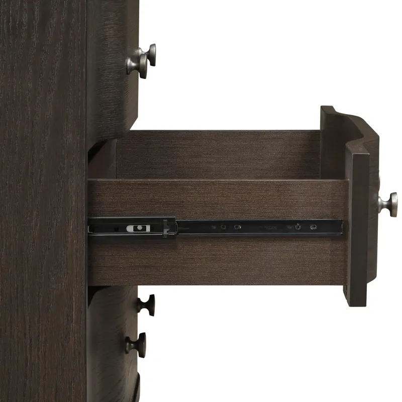 Verona Brown Nightstand with USB