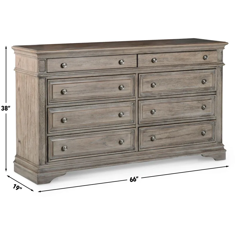 Highland Park Driftwood Queen 6-Piece Bedroom Set