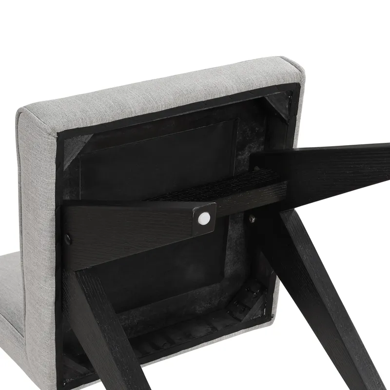 Yves 75-96" Table W 2 Magnolia Chair, 2 Arm Chairs