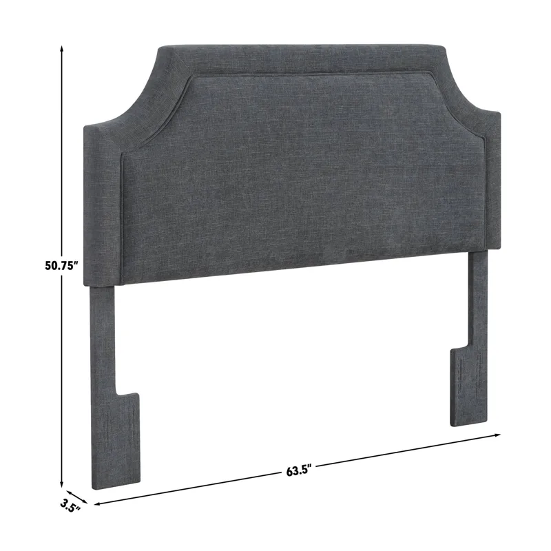 Elena Dark Gray Headboard - Full/Queen