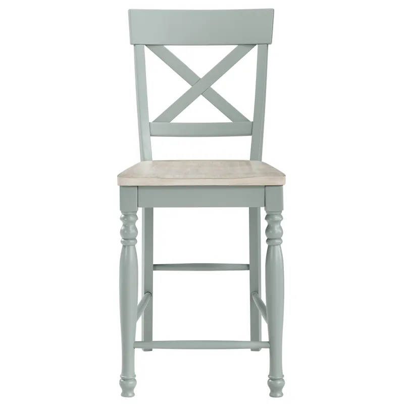 Darcy Green Counter Chair