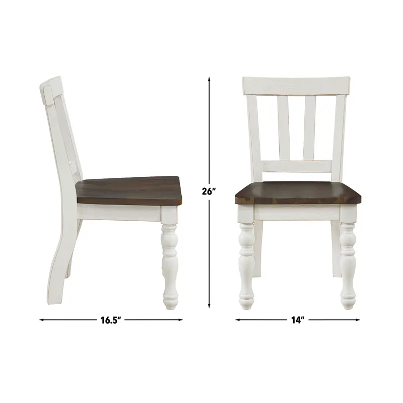 Joanna Kids 3pc Dining Set, Ivory And Mo