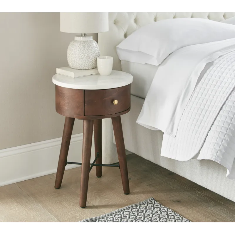 Bangalore White Marbletop Round