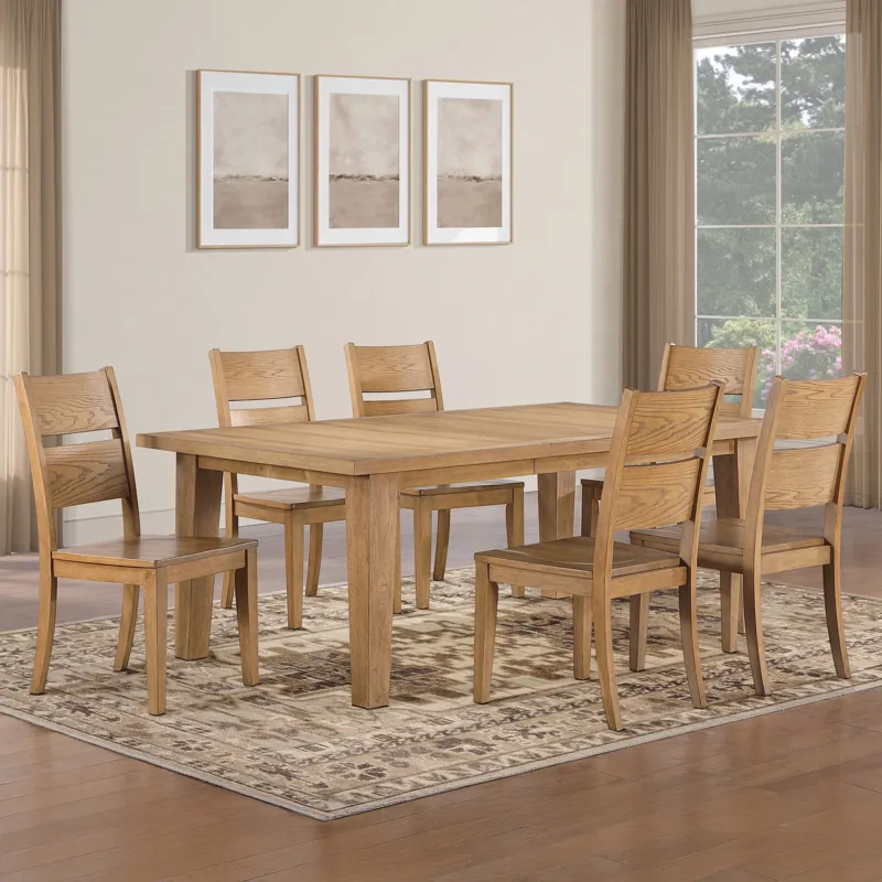 Sommerset 7pk Dining Table Set W Side C