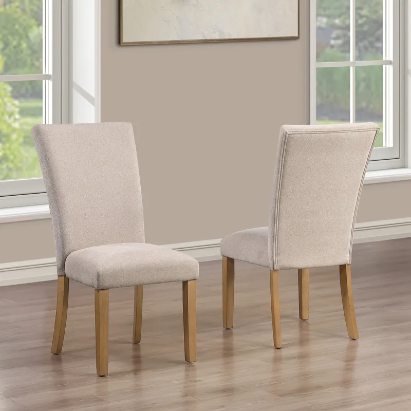 Artemis Beige Chenille Side Chair