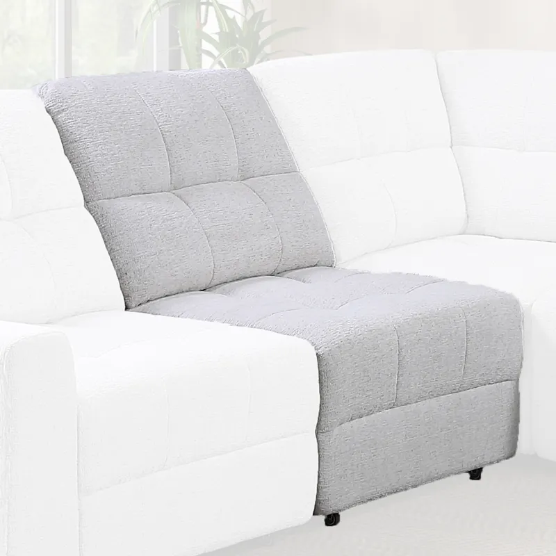 Snyder White Armless Slider