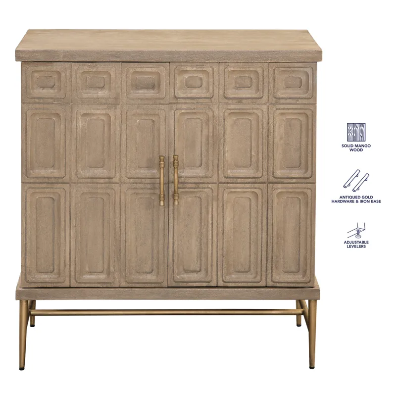 Arun 2-Door Accent Cabinet