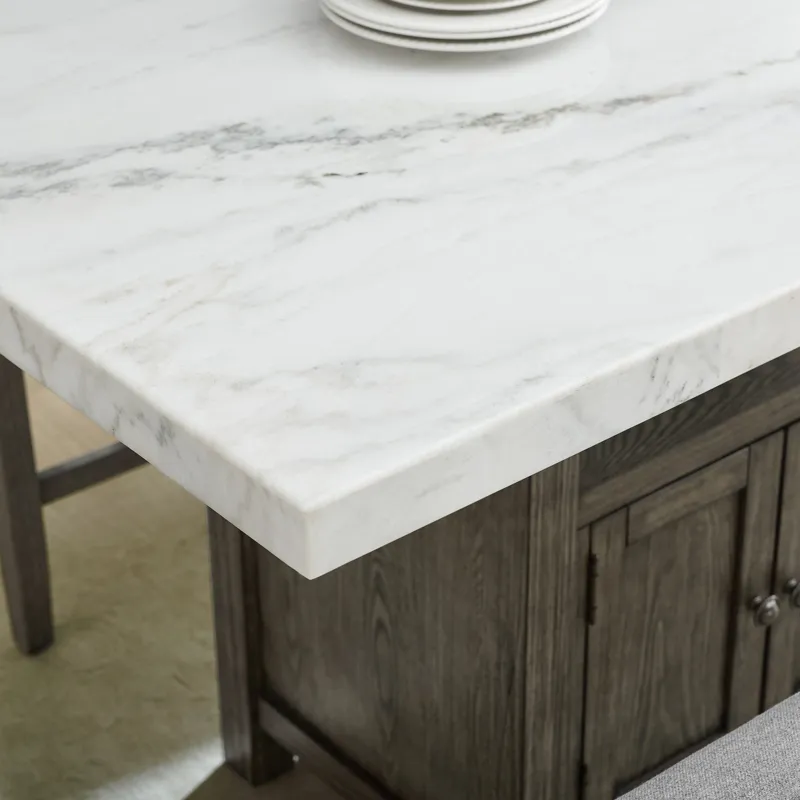 Grayson White Marble Top