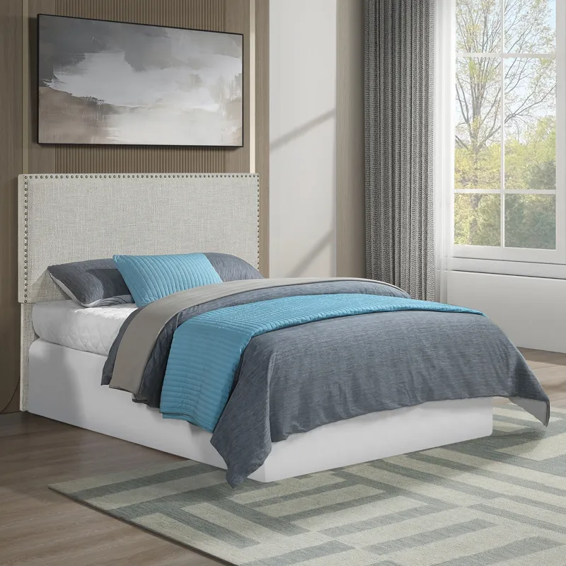Hadley Cream Linen Headboard - Full/Queen