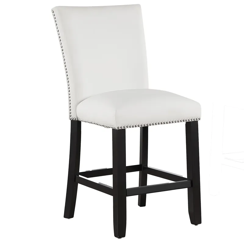 Artemis White Pu Counter Chair
