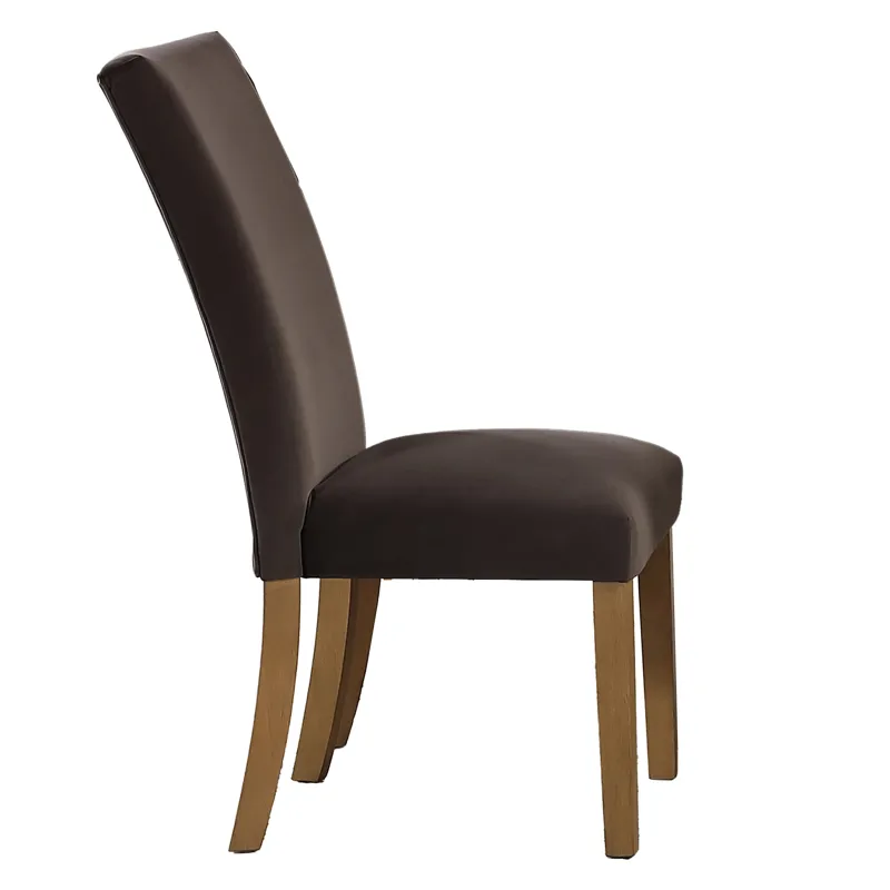 Artemis Brown Velvet Side Chair