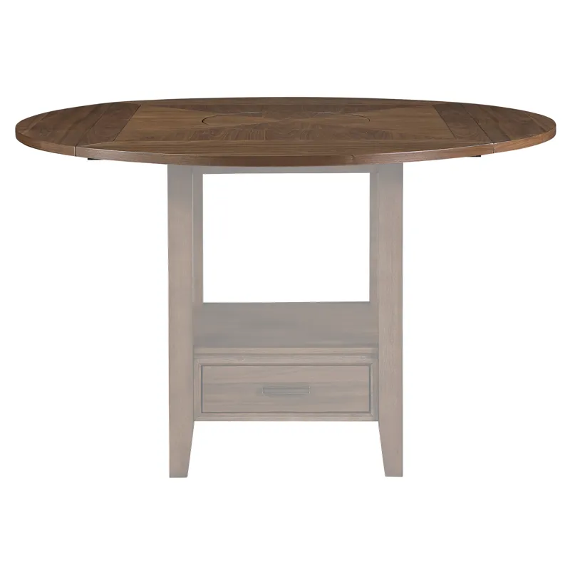 Java Brown Round Counter Table Top