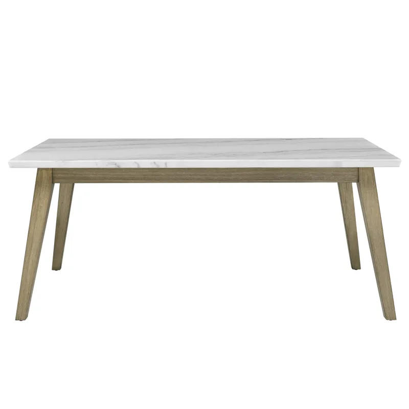 Vida Marble Top 72\" Dining Table