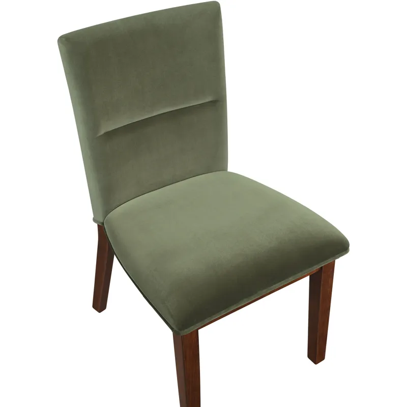 Zen Green Velvet Side Chair