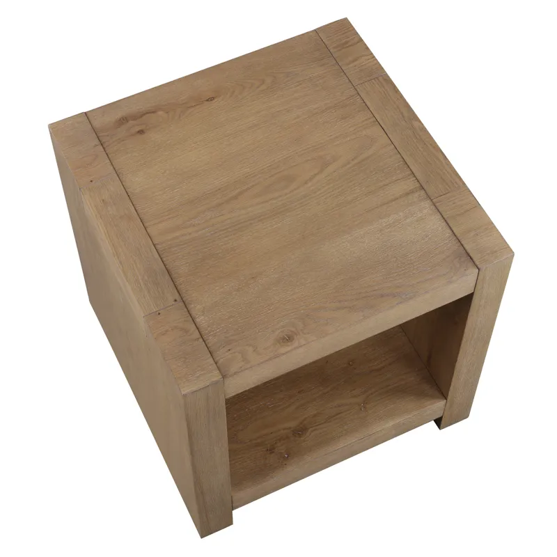 Aubrey 3-Piece Table Set, Brown