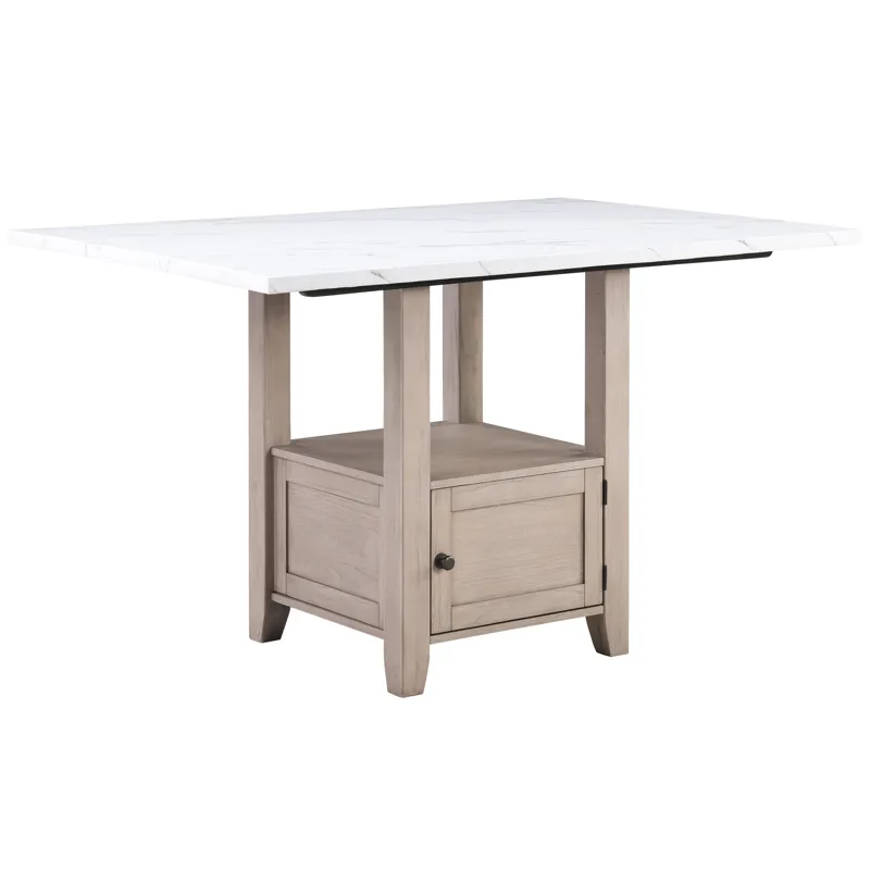 Taylor Faux Marble Top Counter Table
