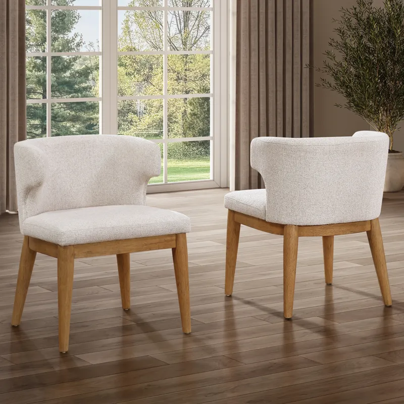Rosen Toffee Wingback Chair