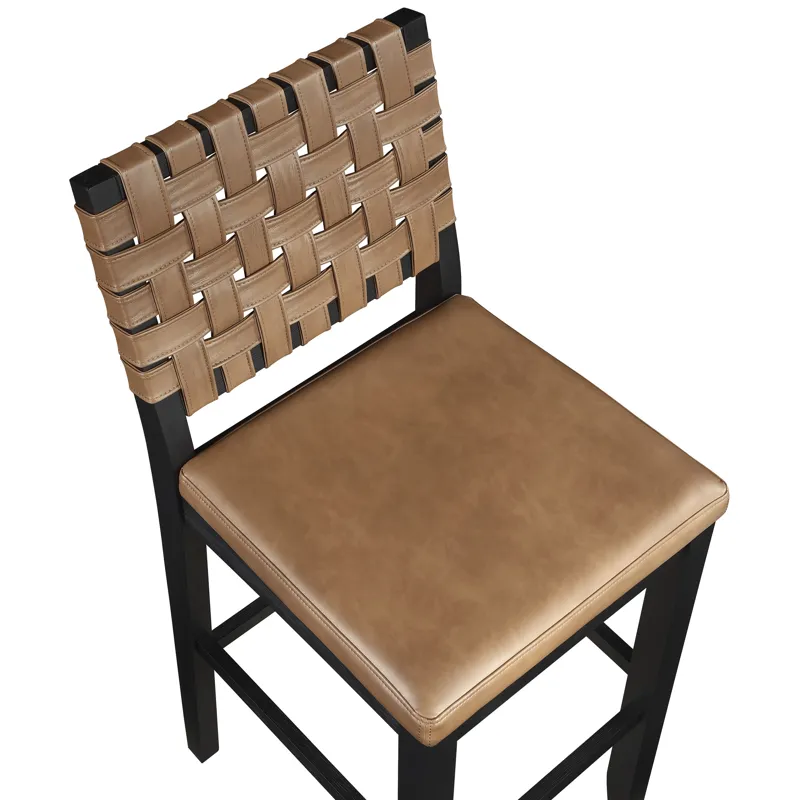 Reid Black Bar Chair