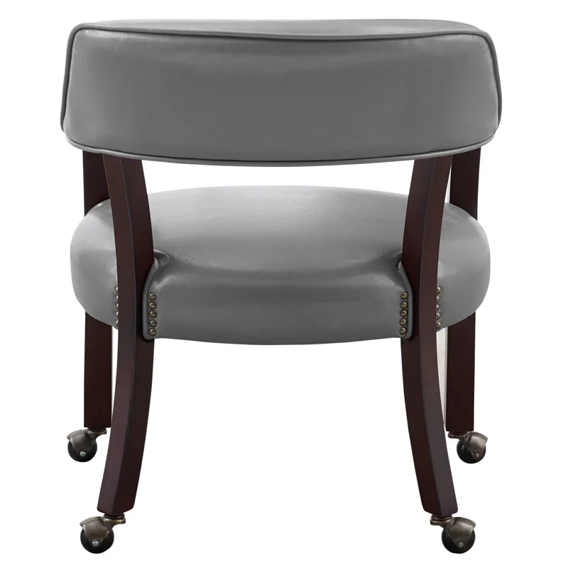 Tournament Arm Chair W/Casters, Gray