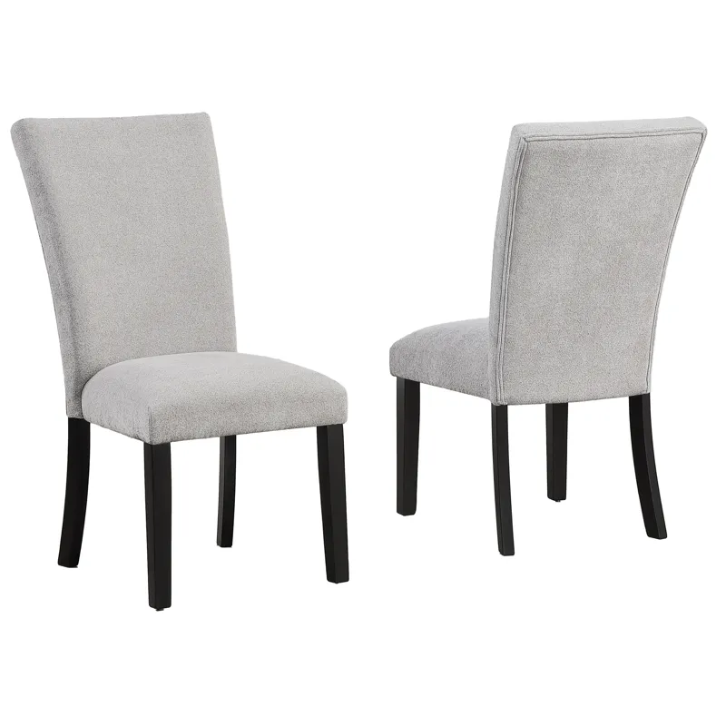Artemis Gray Chenille Side Chair