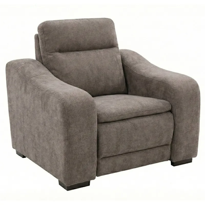 Conroe Gray Power Recliner