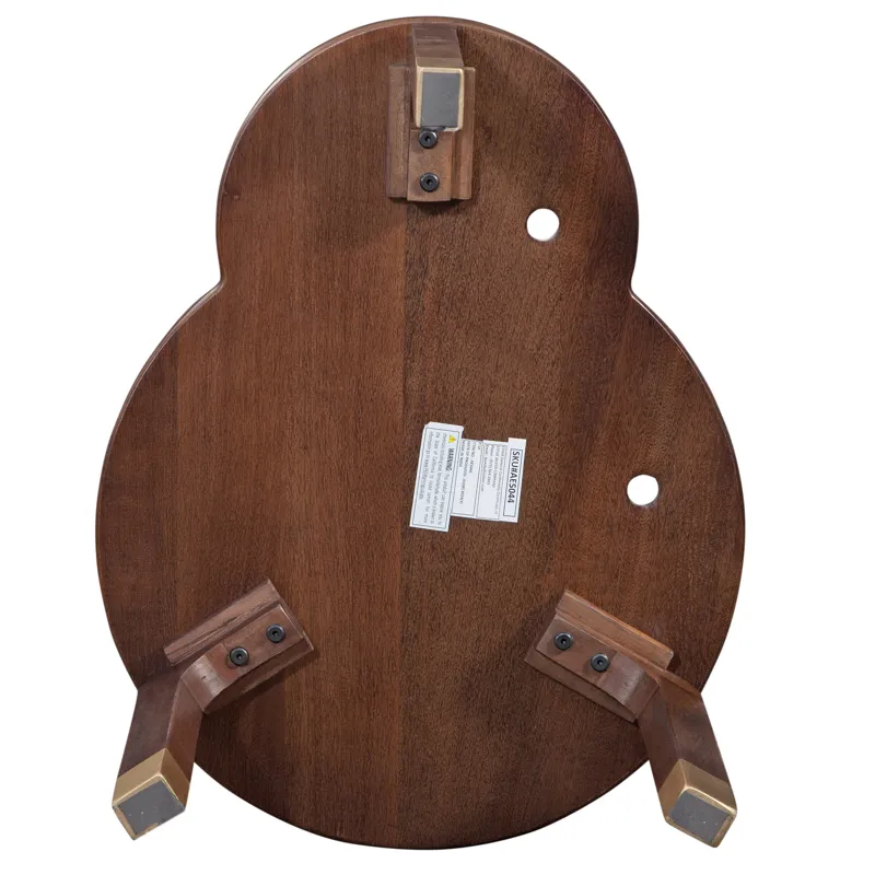 Oormi White Marble Inlay Cocktail Table