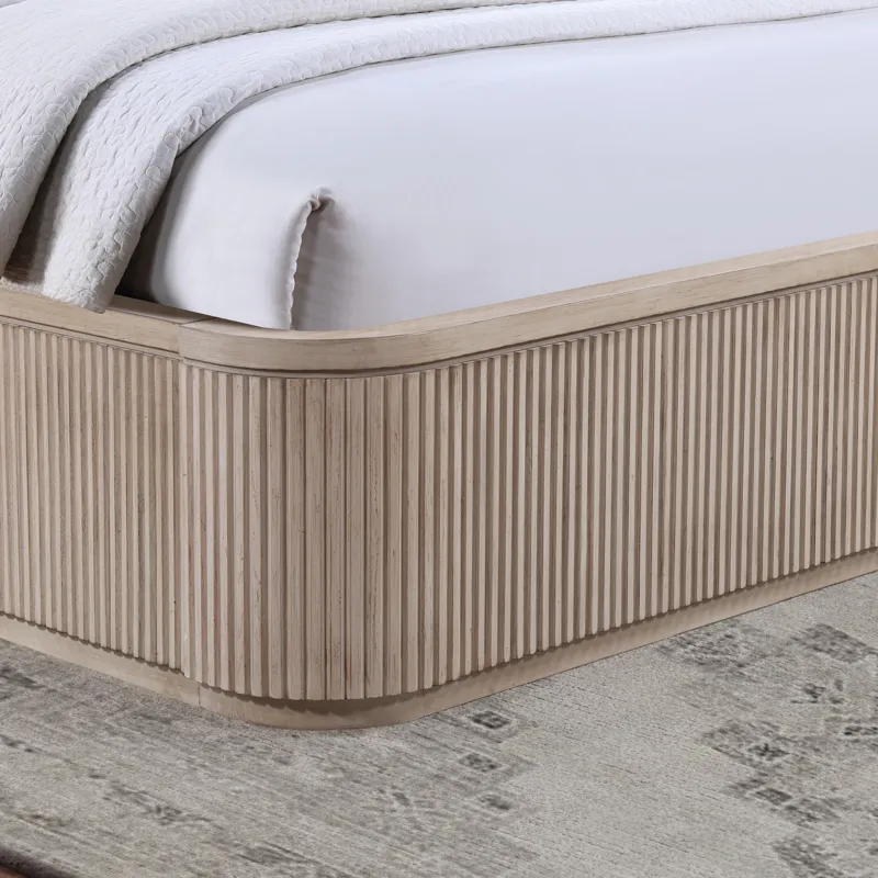 Henry Bed, Tan Finish - King