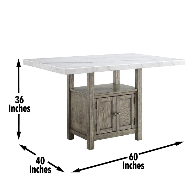 Grayson Counter Height Dining Table GS640TTB by Steve Silver at