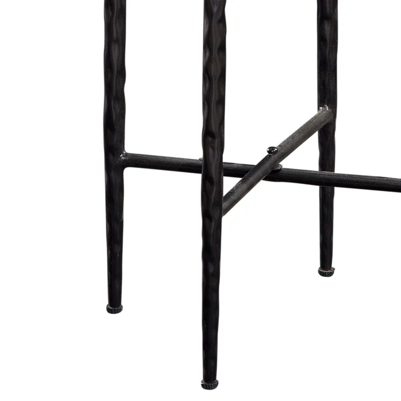 Octavio White Agate Top Chairside Table