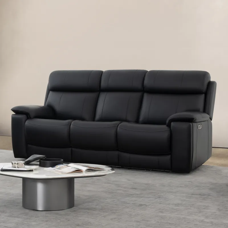 Zenith Black Power Sofa
