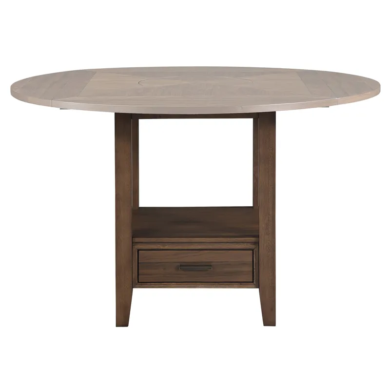 Java Brown Round Counter Table Base