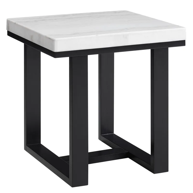 Lucca(Artemis White Marble Top Occasio Occasional Table Set