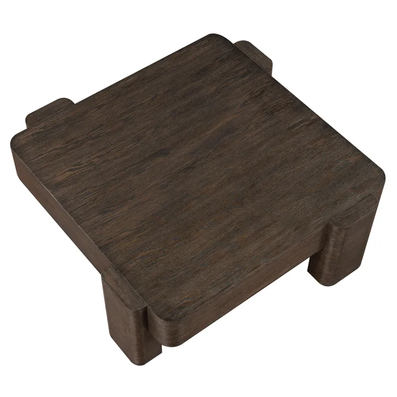 Salina Espresso Square Coffee Table