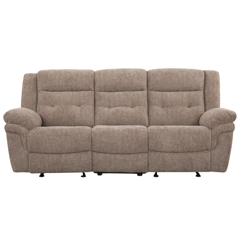 Sydney Brown Manual Recliner Sofa