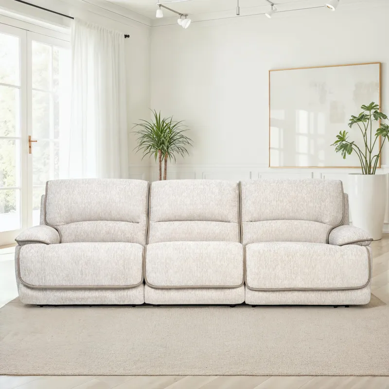 Olsen Dove Power Reclining Sofa Sectional