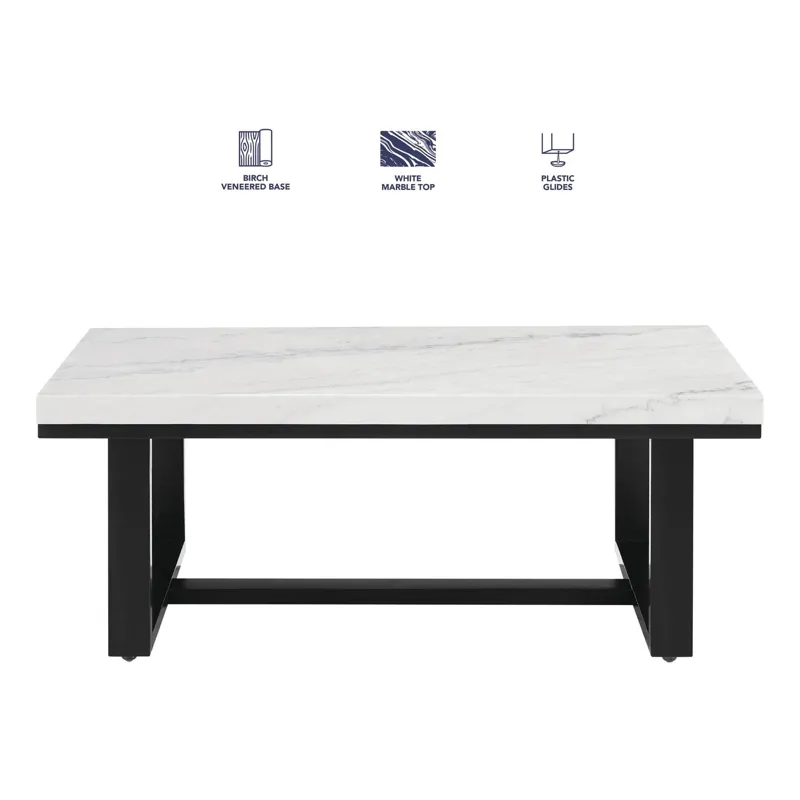 Lucca(Artemis White Marble Top Cocktai