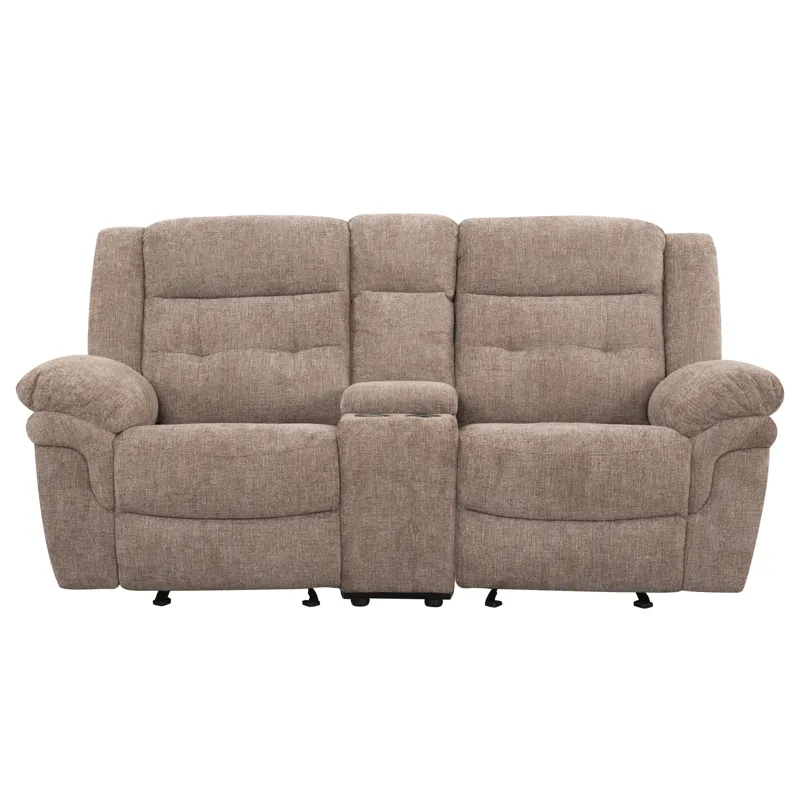 Sydney Brown Manual Recliner Console Lov