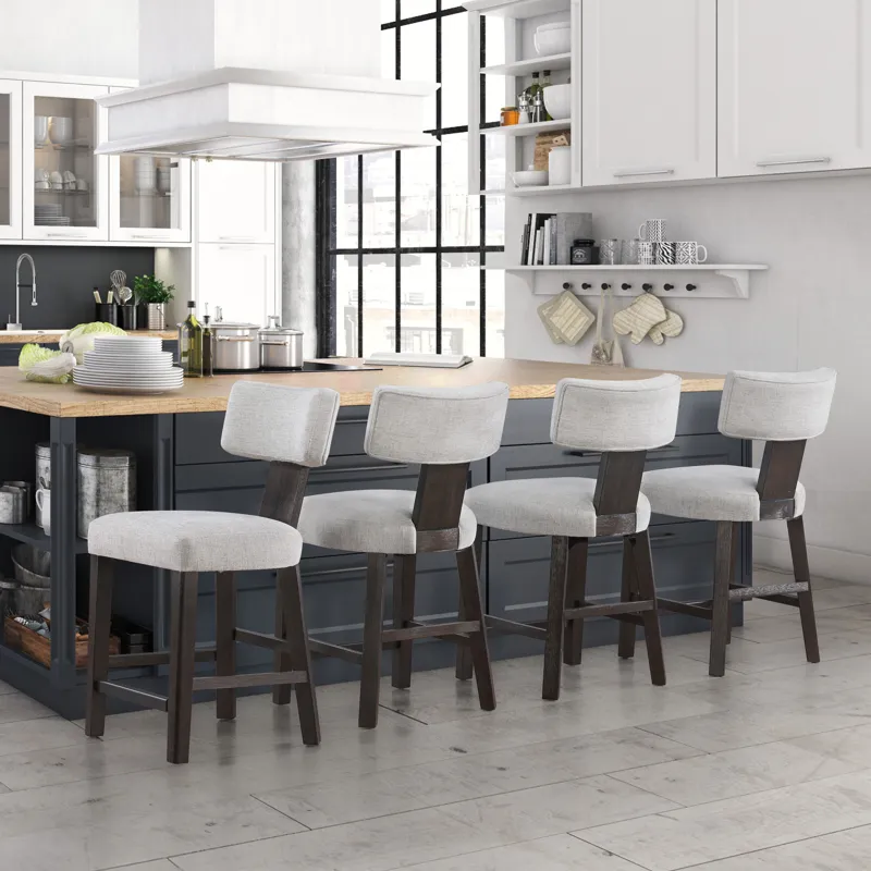 Oakley Black Counter Chair