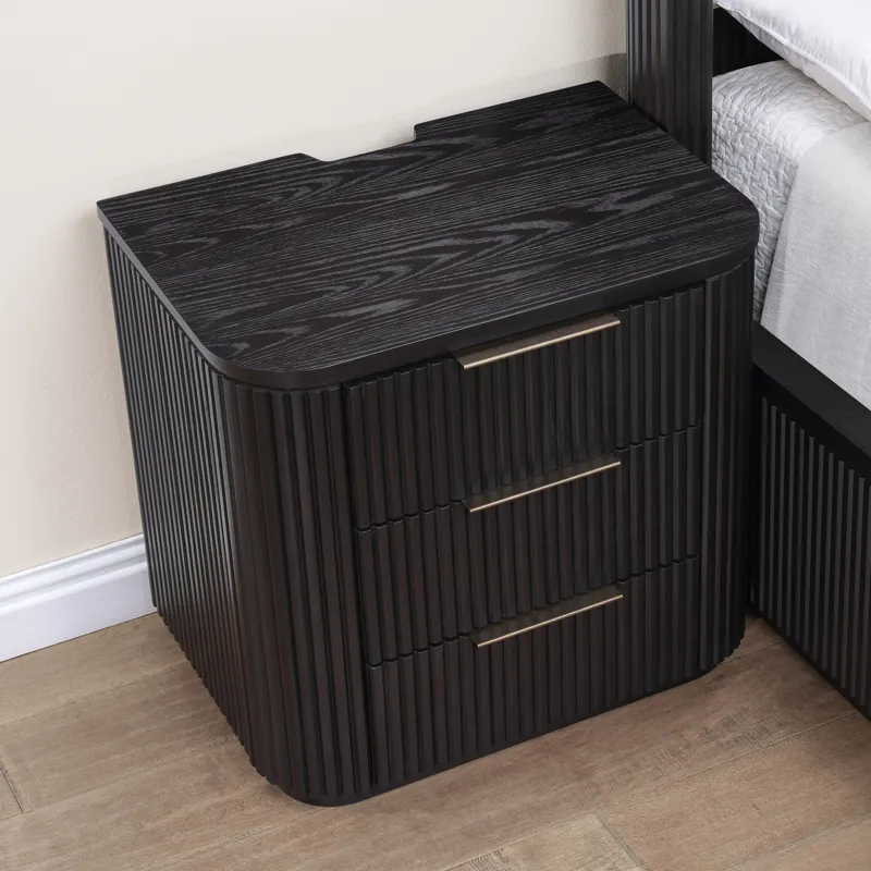 Henry 4-Piece Bedroom, Espresso Finish - Queen