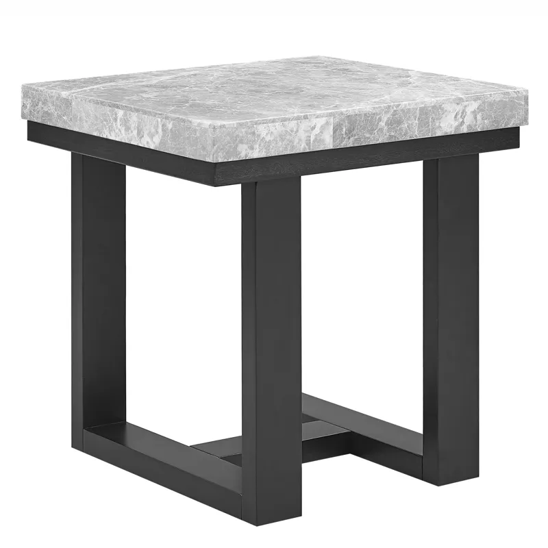 Lucca(Artemis Gray Marble Top End Tabl