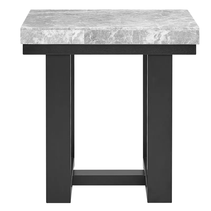 Lucca(Artemis Gray Marble Top End Tabl