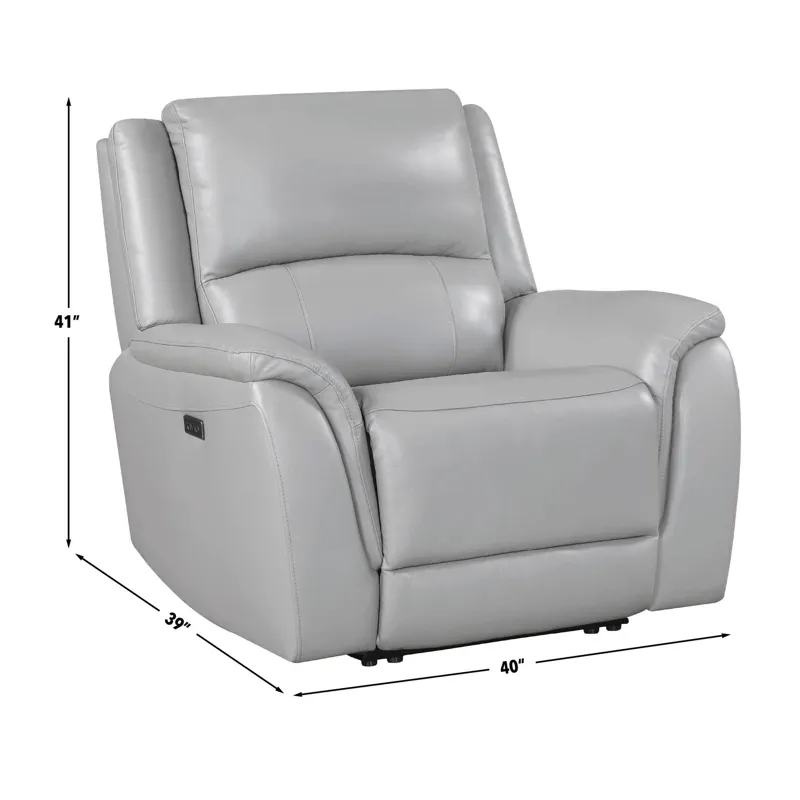 Alexandria Power Recliner Stone