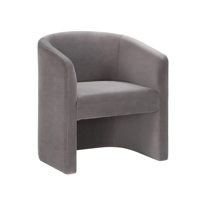 Iris Upholstered Dining/Accent Chair, Fog