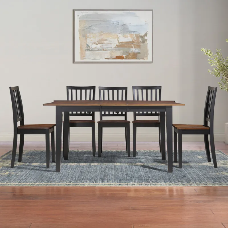 Joplin 7pc Dining Set W 6 Chairs