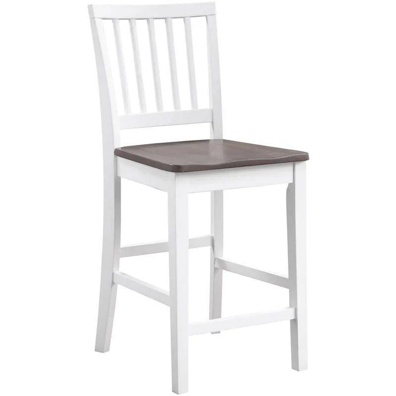 Joplin White Counter Chair