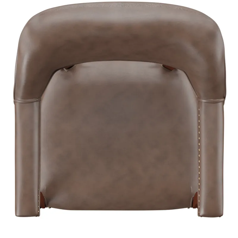 Tournament Arm Chair W/Casters, Brown