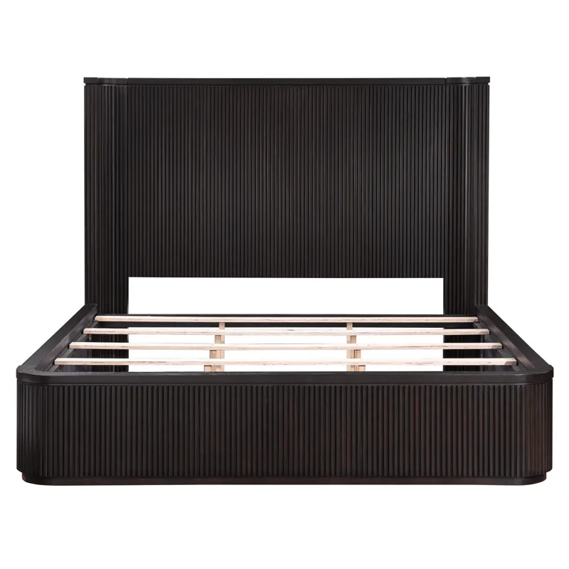 Henry Bed, Espresso Finish - King