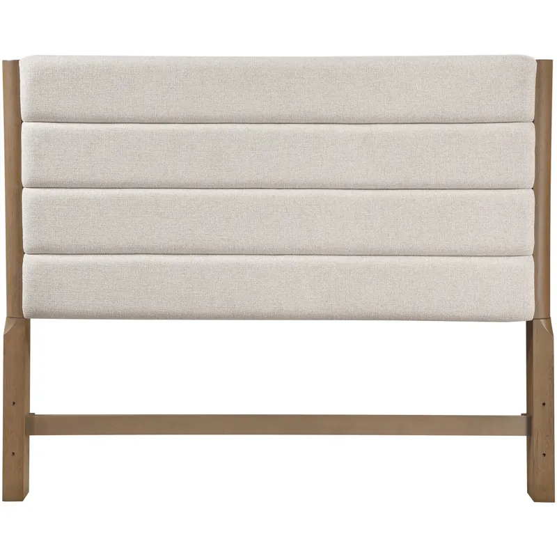Theo Brown Upholstered King Headboard